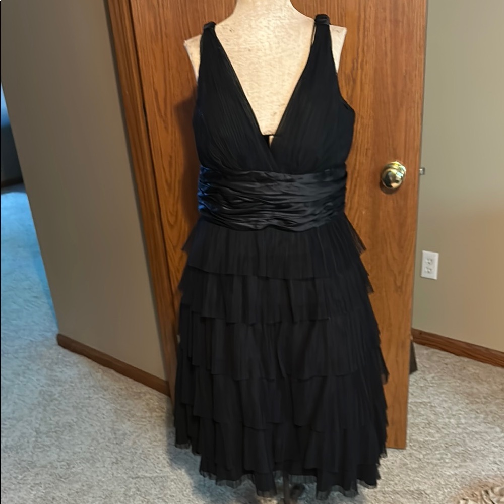 Maggy London Black Backless Dress